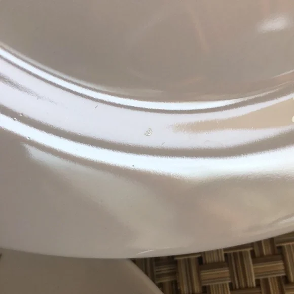 Pier 1 KUI HUA Set Of Five Salad Luncheon Plates MCM Starburst Atomic Style - Picture 9 of 10